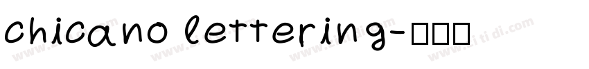 chicano lettering字体转换